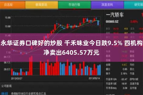 永华证券口碑好的炒股 千禾味业今日跌9.5% 四机构净卖出6